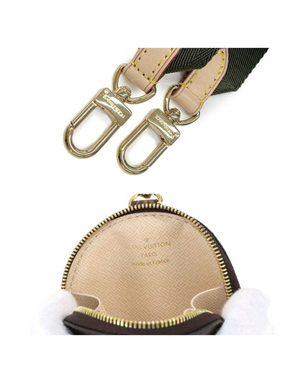 ★SOLD★ Louis Vuitton Monogram Multi Pochette Accessoire Shoulder Bag Khaki - Picture 9 of 10